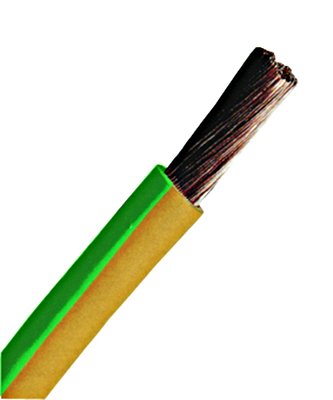 Aderleitung Ysf 1 gelb-grün