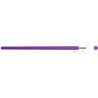 Aderleitung Ysf 1 violett